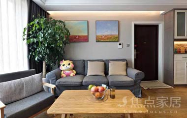 簡約風格3居室，巧用上墻收納，空間大的不像89㎡