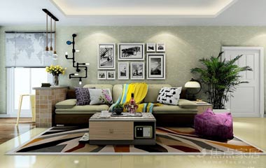 客廳裝修顏色搭配要色彩鮮明