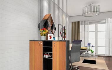 現(xiàn)代簡約玄關(guān)鞋柜讓家大方