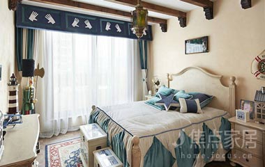 田園風格臥室布置