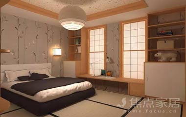 簡+原木+清新，日式臥室，性冷淡中透著清新