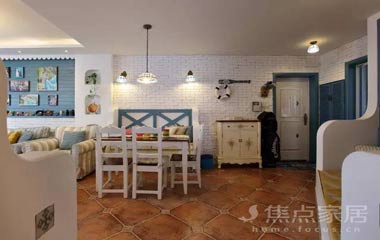 小資地中海風，屋主參與設計