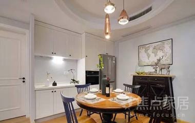 110㎡美式簡約風，素雅靜謐的氣質