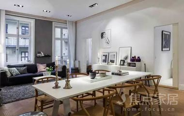 斯德哥爾摩  素雅的女性公寓軟裝