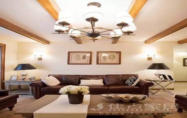 美式客廳,崇尚自由,隨意不羈