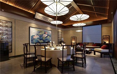 上海別墅裝修中式風(fēng)格設(shè)計案例