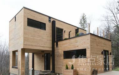 鐵皮貨柜變成豪華小別墅,加拿大建筑師