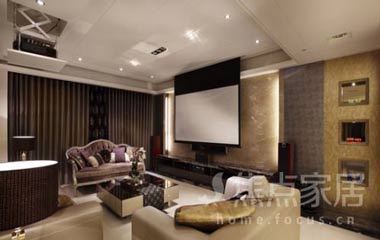 56平復古公寓設計，這背景墻也太有創意