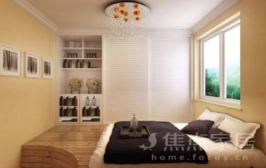 閣樓設計效果圖中的榻榻米房屋