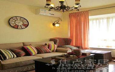 貼近自然的鄉村氣息 小夫妻打造120平美式