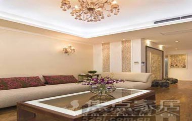 裝三室二廳簡歐家 浮華中感受一份寧靜