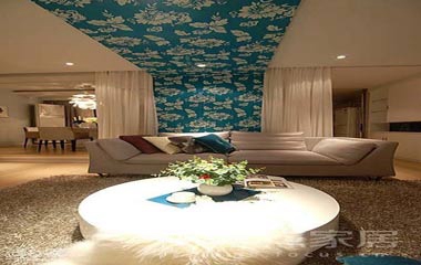 打造120平酒店式公寓 藍(lán)+白經(jīng)典之作