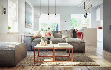 現(xiàn)代混搭風(fēng)兩居室公寓 拋棄風(fēng)格的束縛