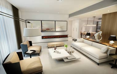 裝260平3室2廳3衛(wèi)1廚現(xiàn)代簡(jiǎn)約風(fēng)格豪宅