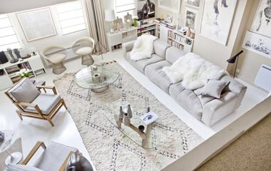 法國女人更加優雅浪漫的法國素雅挑高公寓