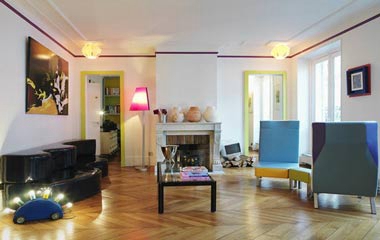 75平米的色彩匣子溫馨家