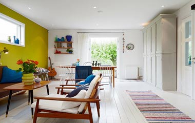 兩居公寓改造 繽紛色彩讓人有好心情