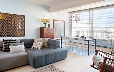 鄉村風格一居室小公寓 小空間大功能