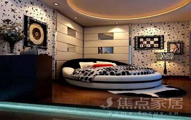 圓床設計，感覺萌萌噠~~好喜歡！