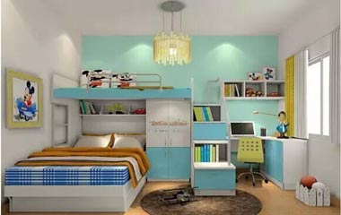 兒童房設(shè)計(jì)上下床 你想睡嗎？