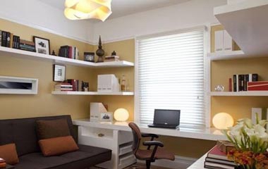 超小書房裝修效果圖 讓你的設(shè)計更實用