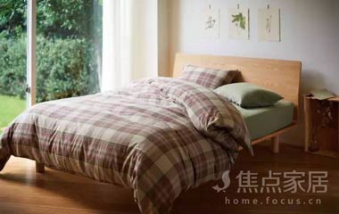 原木+清新,日式臥室,性冷淡中透著清新!